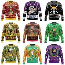 One Piece anime Round Neck 3D Print Hoodies Sweatshirts