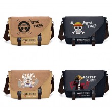 One Piece anime canvas satchel shoulder bags