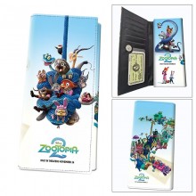 Zootopia anime long wallets card holder purse