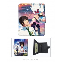 Your Name anime snap wallet purse