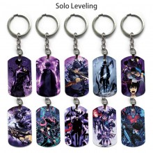 Solo Leveling anime alloy two-sided pendant key ch...