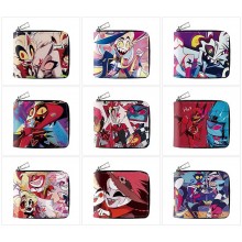 Hazbin Hotel anime zipper wallet purse