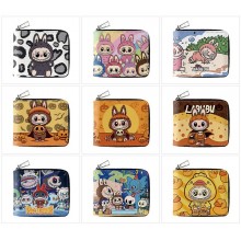 Labubu anime zipper wallet purse
