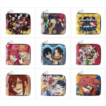 Blue Lock anime zipper long wallet purse