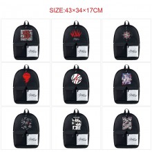 Straykids star nylon backpack bag
