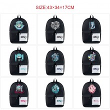Hatsune Miku anime nylon backpack bag