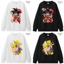 Dragon Ball anime long sleeve round neck thick cotton hoodies cloth