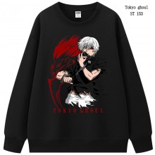 Tokyo ghoul anime long sleeve round neck thick cotton hoodies cloth