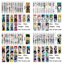 My Hero Academia anime ballpoint pen ball pens(12p...