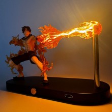 One Piece Fire Fist Ace Luffy anime Figure Handmad...