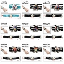 Chainsaw Man anime braided gemstone bracelet hand ...