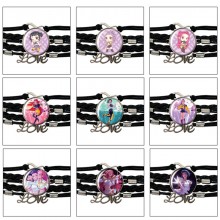 K-POP Demon Hunters anime braided gemstone bracele...