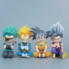 Dragon Ball Son Goku Vegeta Gohan sitting anime figure