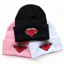 Vampire anime straw hat knitted hat