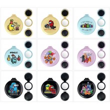 Among Us game folding portable comb mirrorrs