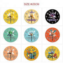 Pokemon anime round wall clocks