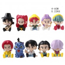 10pcs/set K-POP Demon Hunters figures(OPP bag)