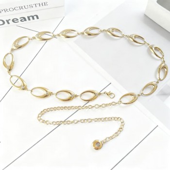 Women Metal Waist Chain Belt