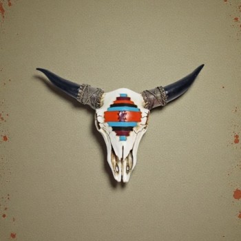 3D Bull Head Wall Decor Modern Animal Sculpture