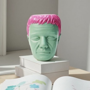 Scientific monster head figurine