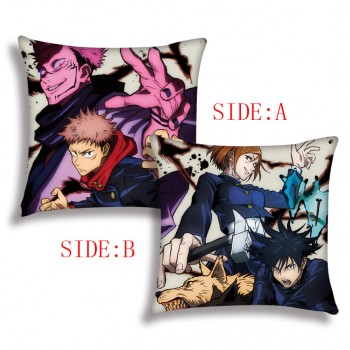 Jujutsu Kaisen anime two-sided pillowcase pillow 44*45CM