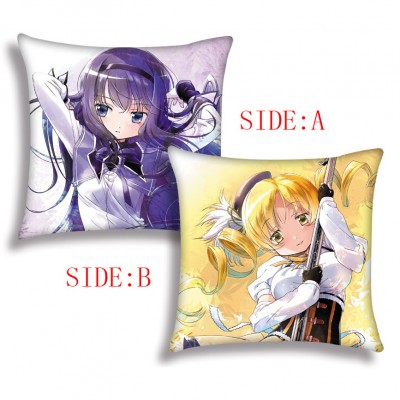 Puella Magi Madoka Magica anime two-sided pillowcase pillow 44*45CM