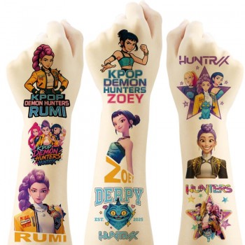 20pcs/set K-POP Demon Hunters Temporary Tattoo Stickers