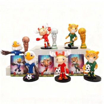 9pcs/set 2026 Football FIFA World Cup Mascot figures(OPP bag)