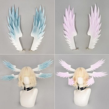 Star Rail Sunday Robin Angel Feather Wings Ear Hair Clip Headwear