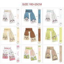 Chiikawa anime wrap scarf