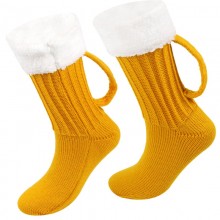 3D Beer Mug Knitted Socks