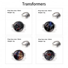 Transformers anime adjustable rings