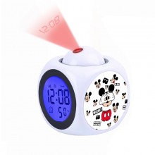 Mickey Mouse anime LCD Projection Digital Alarm Clock Projector Temperature