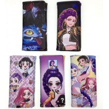 K-POP Demon Hunters anime buckle long wallet