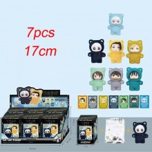 17cm Jujutsu Kaisen anime plush dolls(7pcs a set)