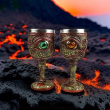 Dragon eye tazas stainless steel wine mug coffee cup