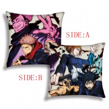 Jujutsu Kaisen anime two-sided pillowcase pillow 44*45CM