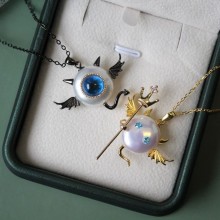 Hip hop Devil Eye Necklace