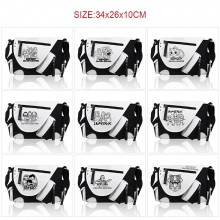 K-POP Demon Hunters PU black white color crossbody satchel shoulder bag