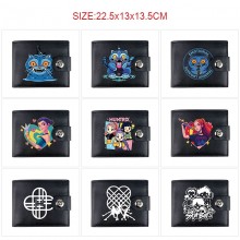K-POP Demon Hunters anime card holder magnetic buckle wallet purse