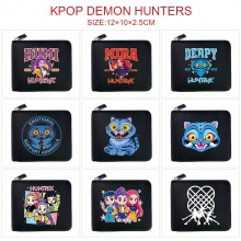 K-POP Demon Hunters anime zipper wallet purse