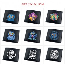 K-POP Demon Hunters anime black wallet