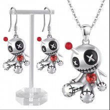 Halloween Curse Doll Necklaces Earrings