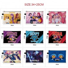 K-POP Demon Hunters anime A4 file folder documents bag