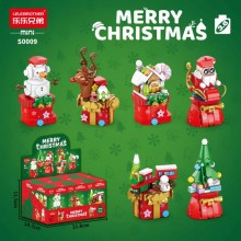 Christmas Santa Claus Building Blocks Toys