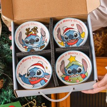 Stitch Christmas Theme Ceramic Bowls