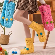 Women Winter Socks Funny Thickened Warm Medium Tub...