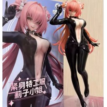28cm Agent in Tight Suit Miss Riko Figure Soft Tou...