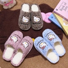Hello Kitty anime plush shoes slippers a pair