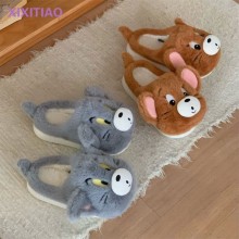 Tom and Jerry cat anime plush shoes slippers a pai...
